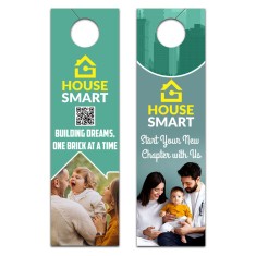 4x14 Inch Full Color Double Sided Door Hangers - 16 pt