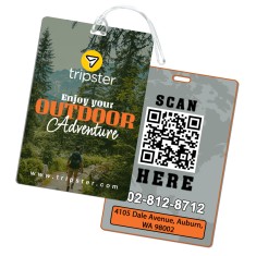 4x6 Signature Full Color Double Sided Luggage Tags - 60 Mil