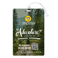 4x6 Signature Full Color One Sided Luggage Tags - 60 Mil