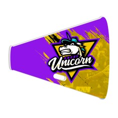 23" x 17" Megaphone Shaped Full Color Cheer Signs - One Side