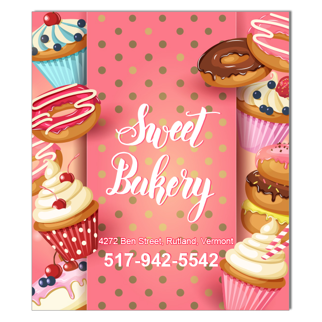 7x6 Square Corners Indoor Magnets - 40 Mil